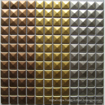 Building Material Metal Mosaic Glazed Ceramic Mosaic